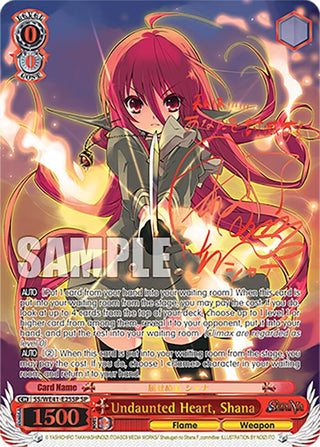 Undaunted Heart Shana (SP) (4125) [SS] - Weiss Schwarz Single