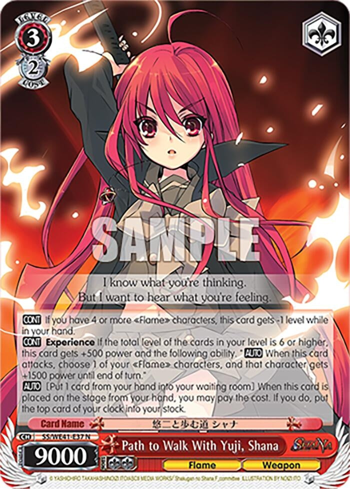 Path to Walk With Yuji Shana (4137) [SS] - Weiss Schwarz Single