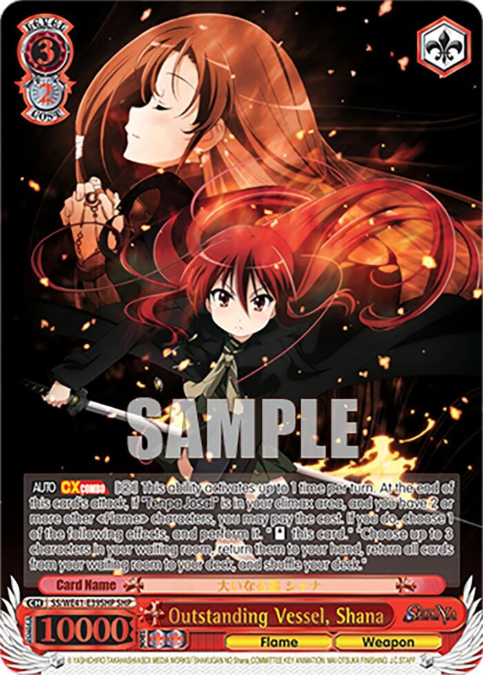 Outstanding Vessel Shana (SHP) (4139) [SS] - Weiss Schwarz Single
