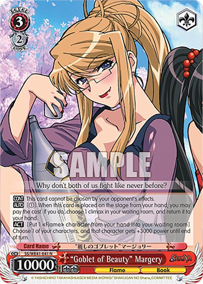’Goblet of Beauty’ Margery (4141) [SS] - Weiss Schwarz Single