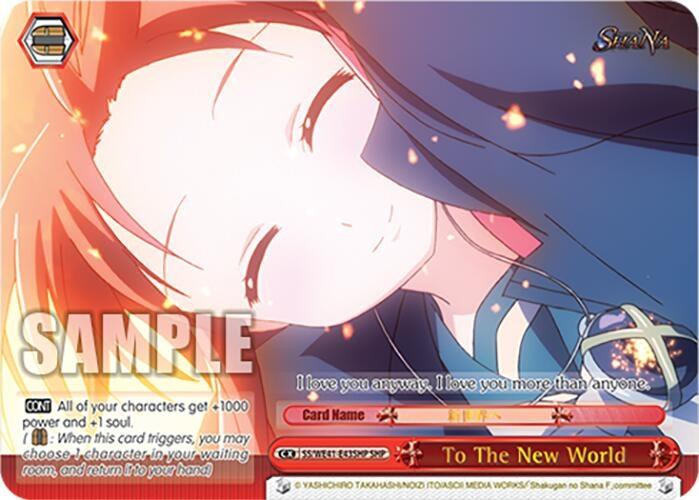 To The New World (SHP) (4143) [SS] - Weiss Schwarz Single