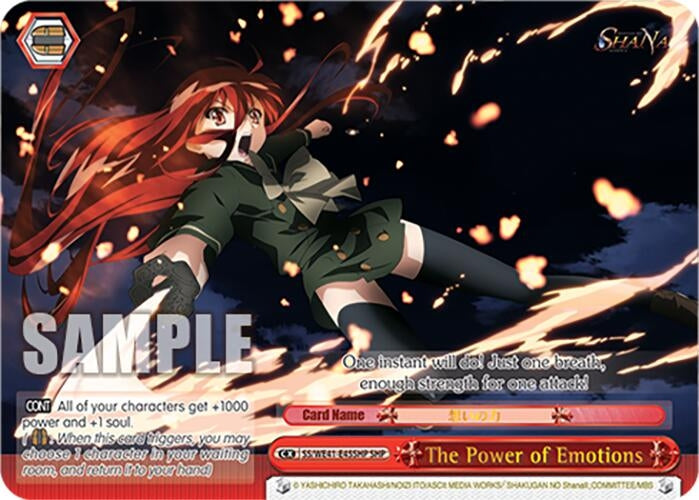 The Power of Emotions (SHP) (4145) [SS] - Weiss Schwarz Single