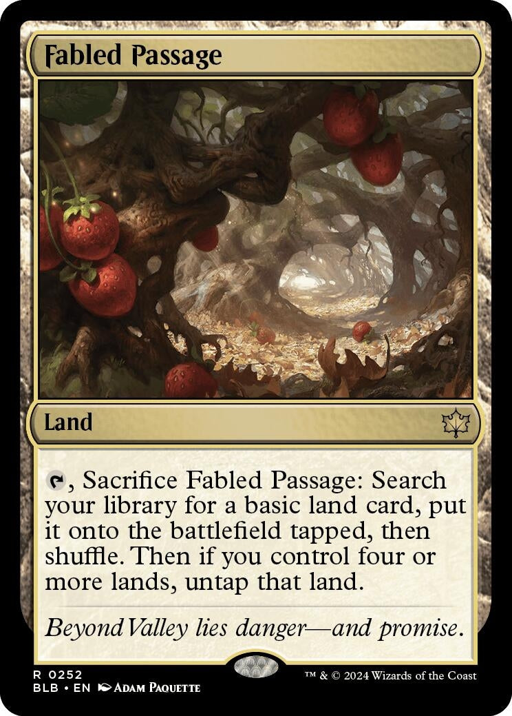 Fabled Passage (252) [BLB] - MTG Single