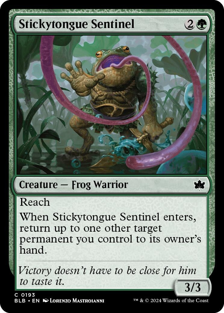 Stickytongue Sentinel (193) [BLB] - MTG Single