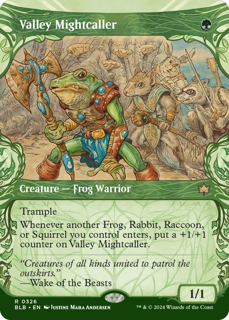 Valley Mightcaller (Showcase) (326) [BLB] - MTG Single
