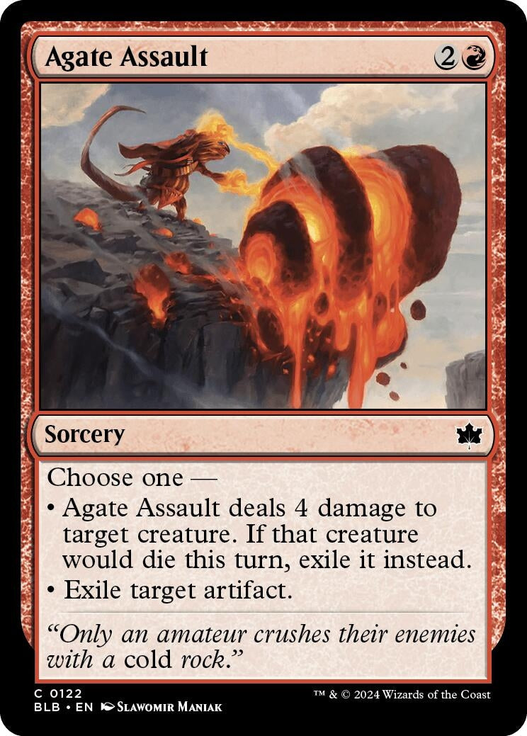 Agate Assault (122) [BLB] - MTG Single
