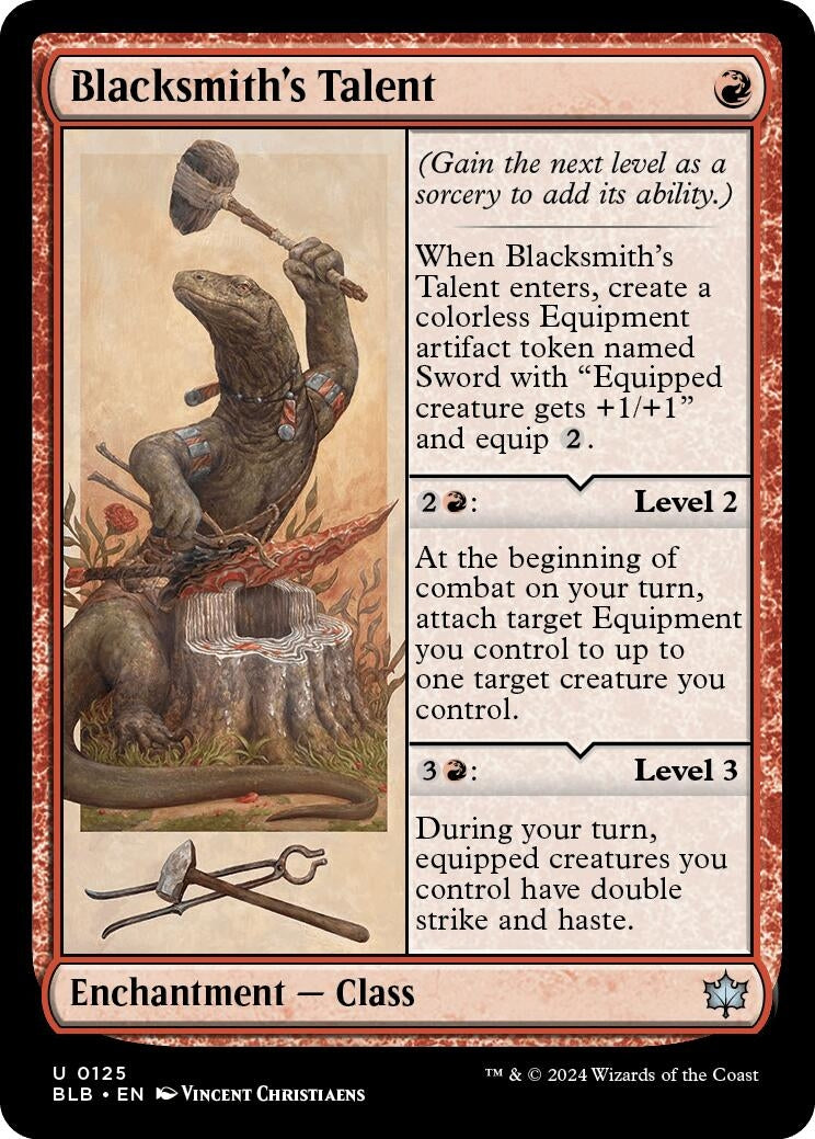 Blacksmith’s Talent (125) [BLB] - MTG Single
