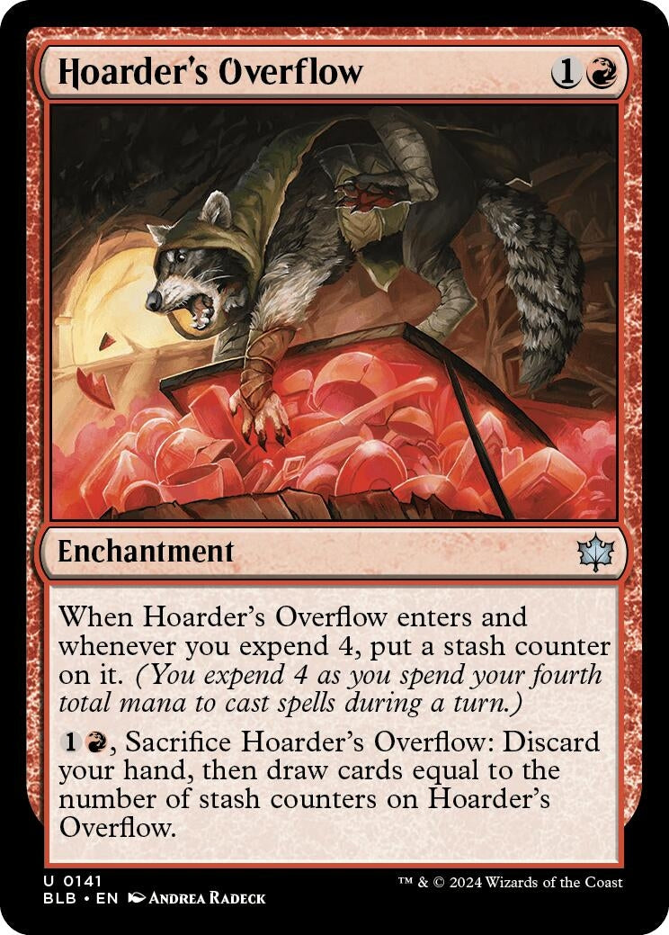 Hoarder’s Overflow (141) [BLB] - MTG Single