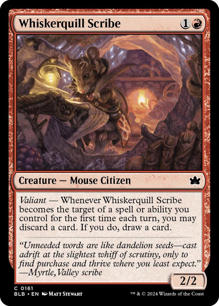 Whiskerquill Scribe (161) [BLB] - MTG Single