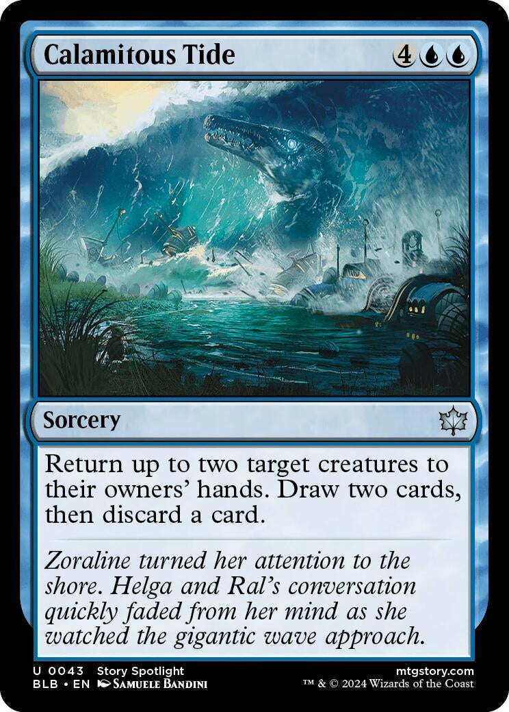 Calamitous Tide (43) [BLB] - MTG Single