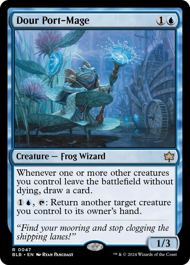 Dour Port-Mage (47) [BLB] - MTG Single