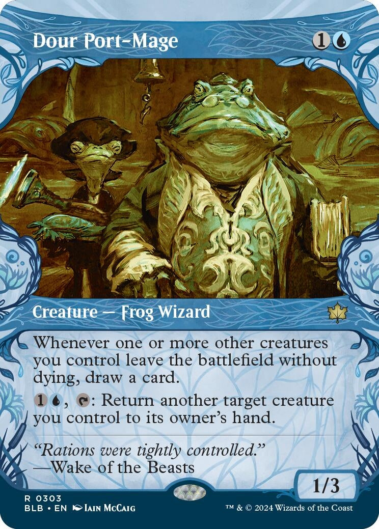 Dour Port-Mage (Showcase) (303) [BLB] - MTG Single