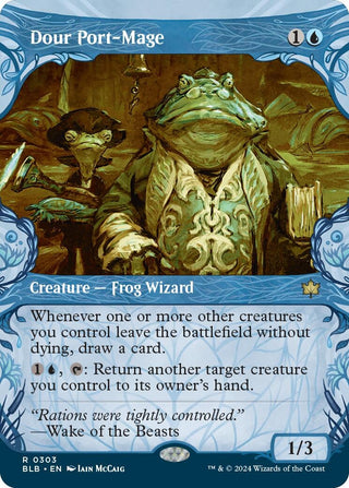 Dour Port-Mage (Showcase) (303) [BLB] - MTG Single