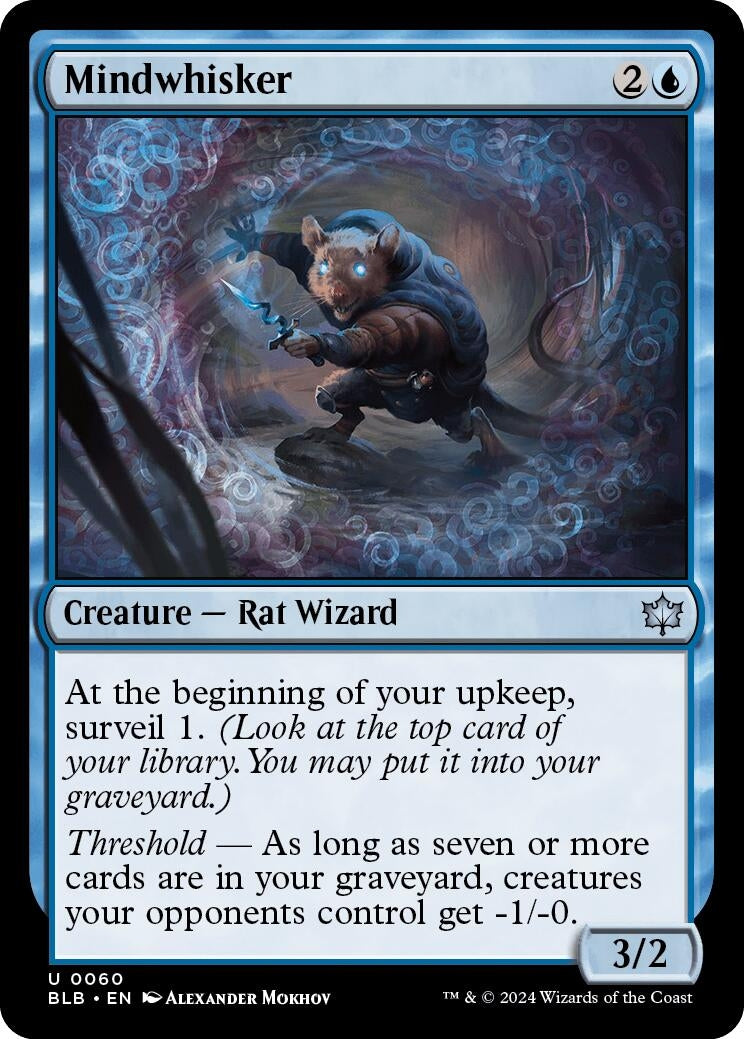 Mindwhisker (60) [BLB] - MTG Single