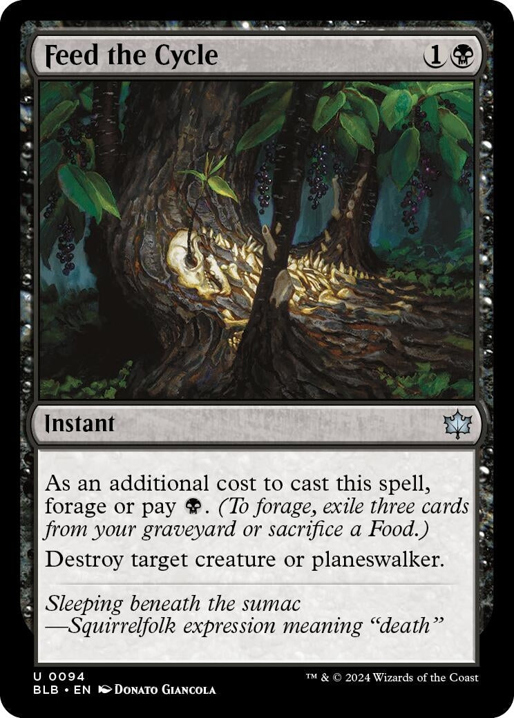 Feed the Cycle (94) [BLB] - MTG Single