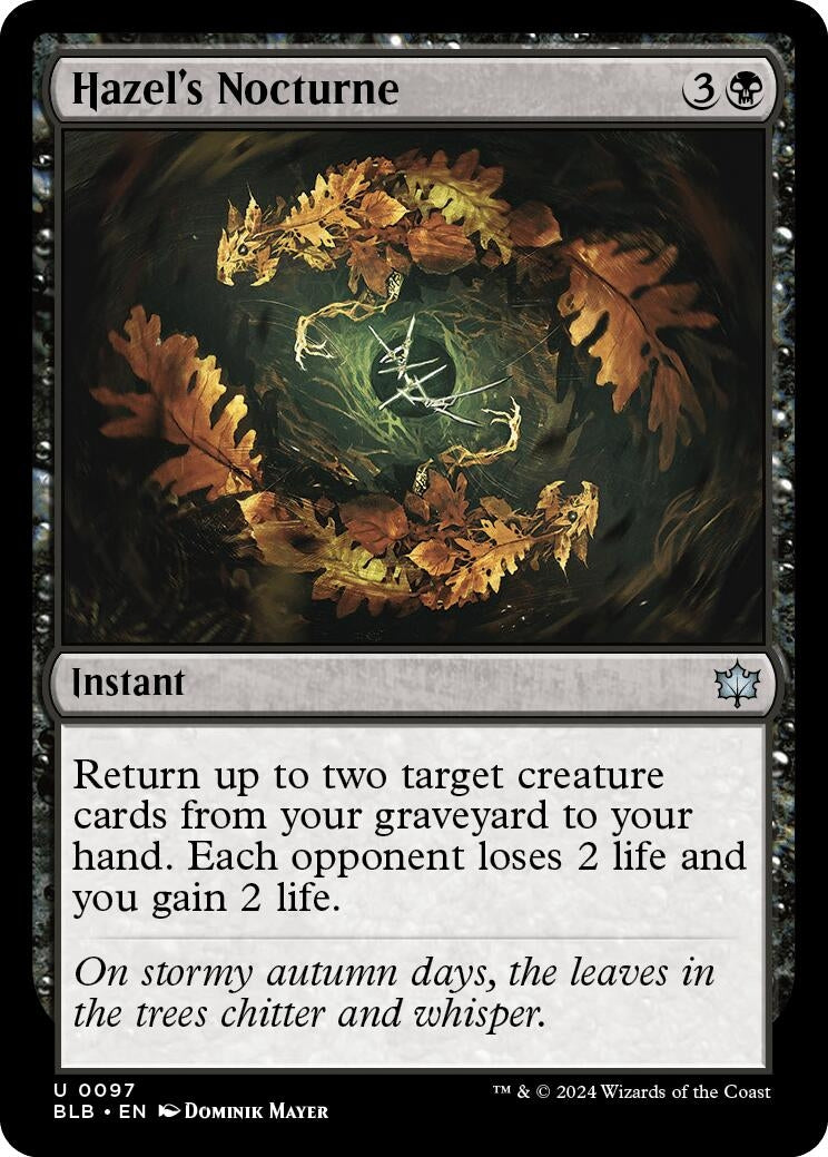Hazel’s Nocturne (97) [BLB] - MTG Single
