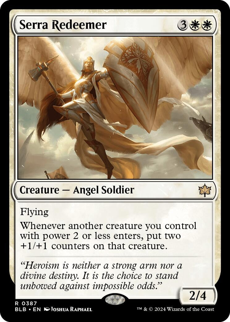 Serra Redeemer (387) [BLB] - MTG Single