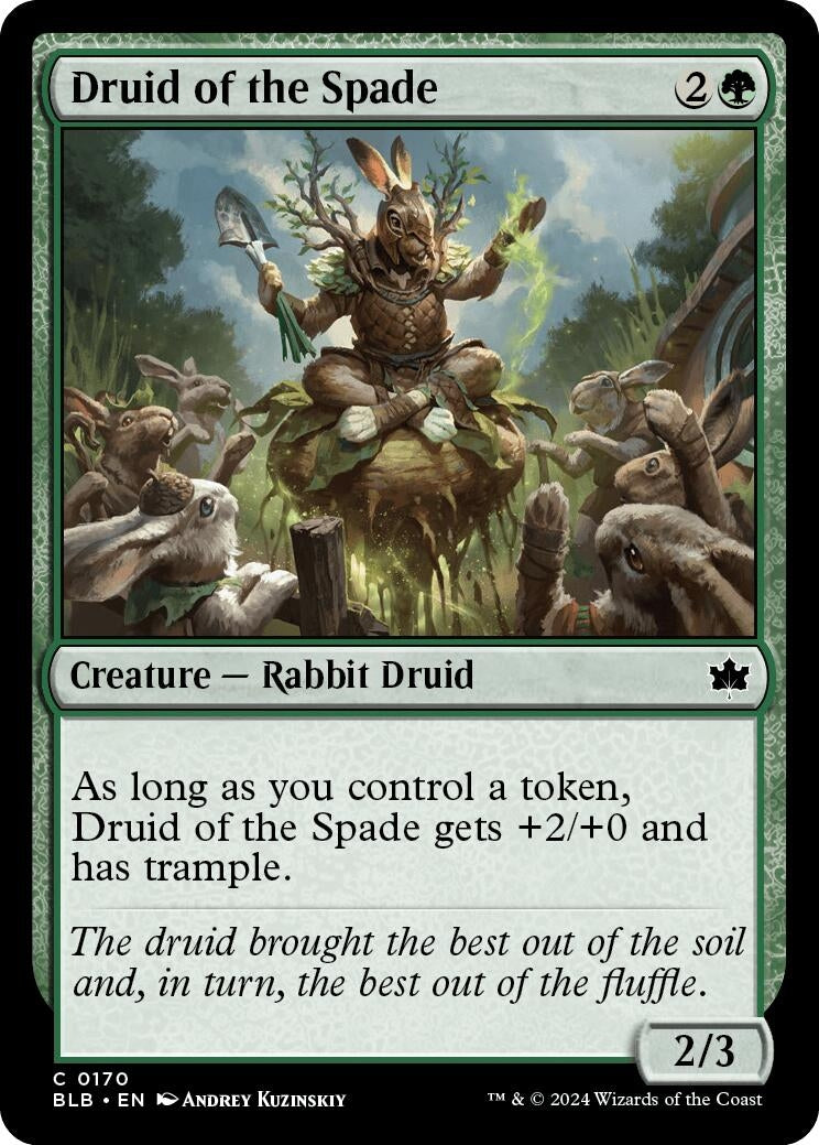 Druid of the Spade (170) [BLB] - MTG Single