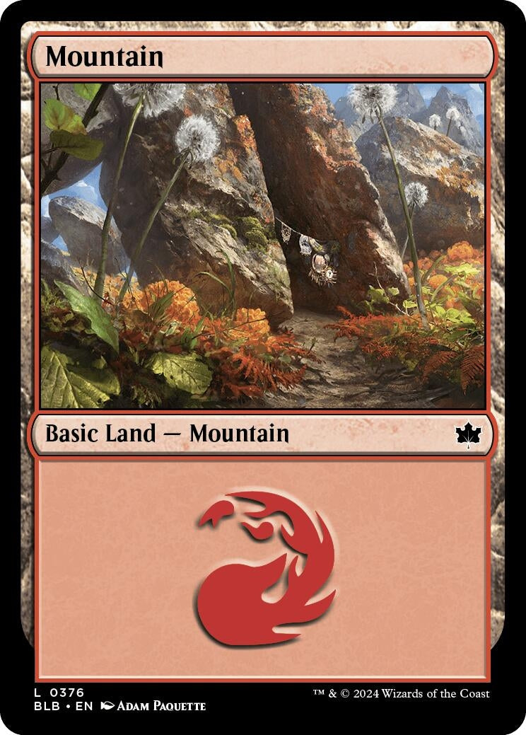 Mountain (0376) (376) [BLB] - MTG Single