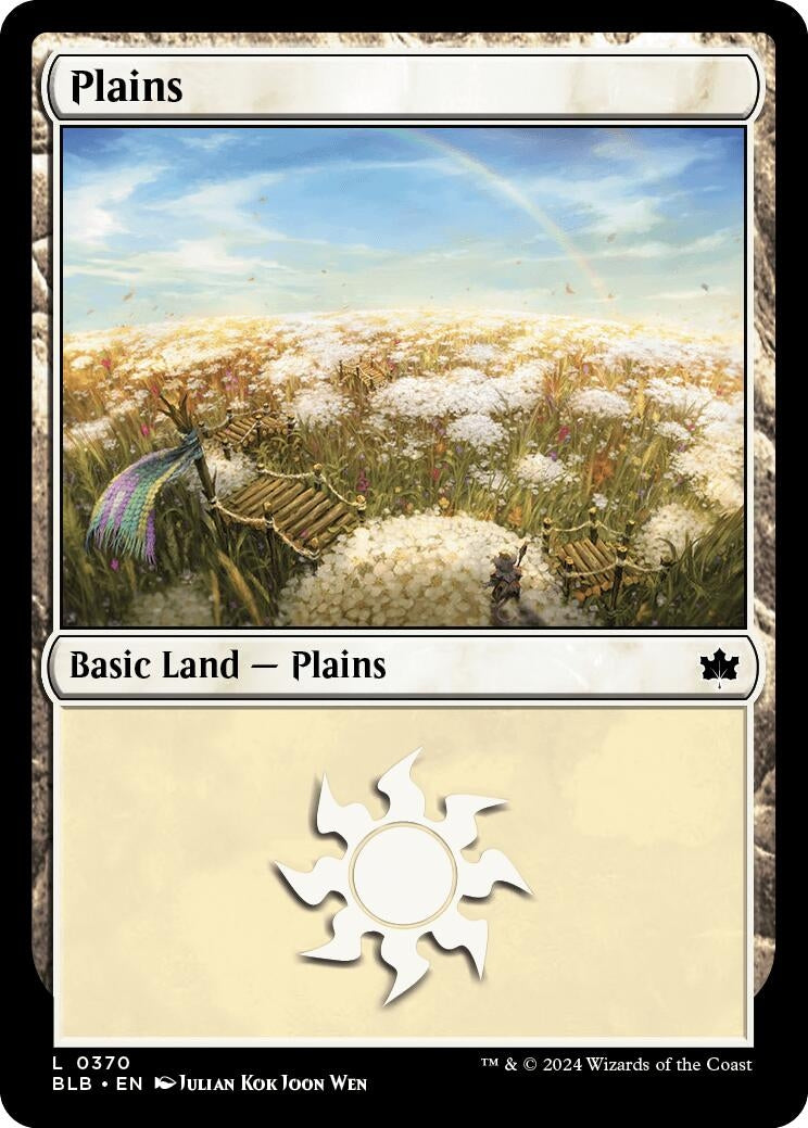 Plains (0370) (370) [BLB] - MTG Single