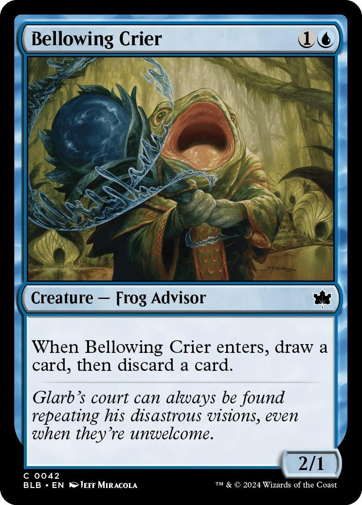 Bellowing Crier (42) [BLB] - MTG Single