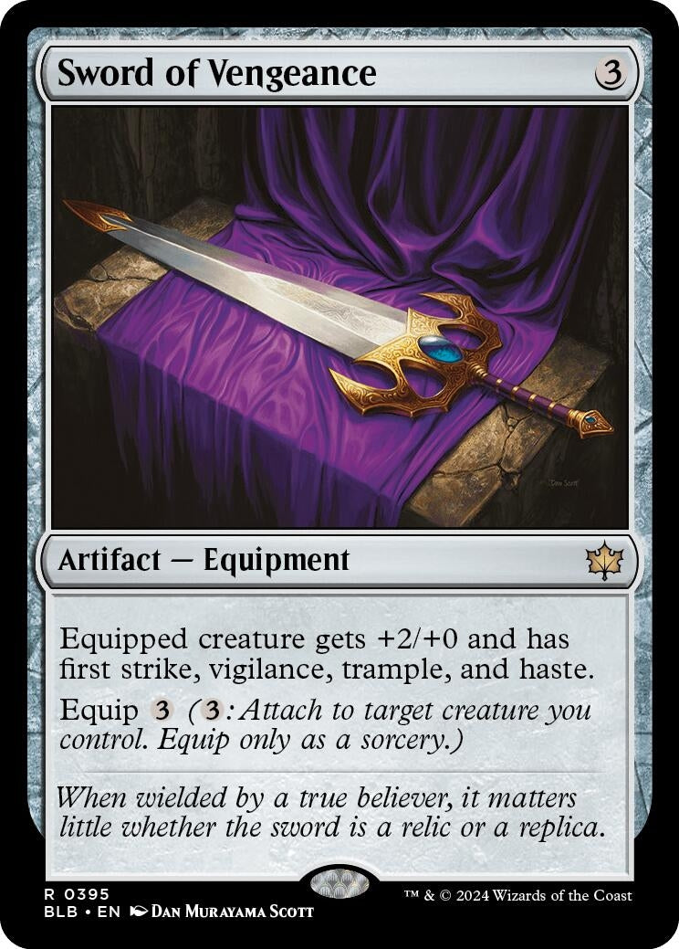 Sword of Vengeance (395) [BLB] - MTG Single