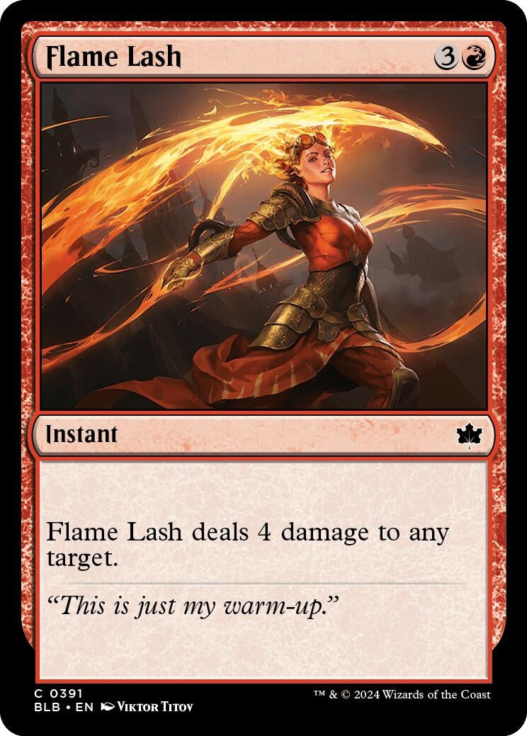 Flame Lash (391) [BLB] - MTG Single