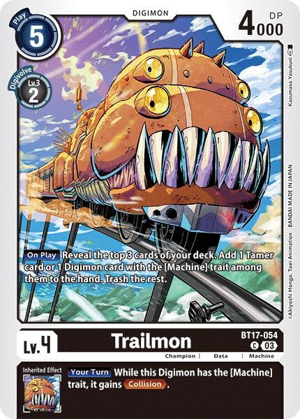 Trailmon (17054) [BT17] - Digimon Card Game Single