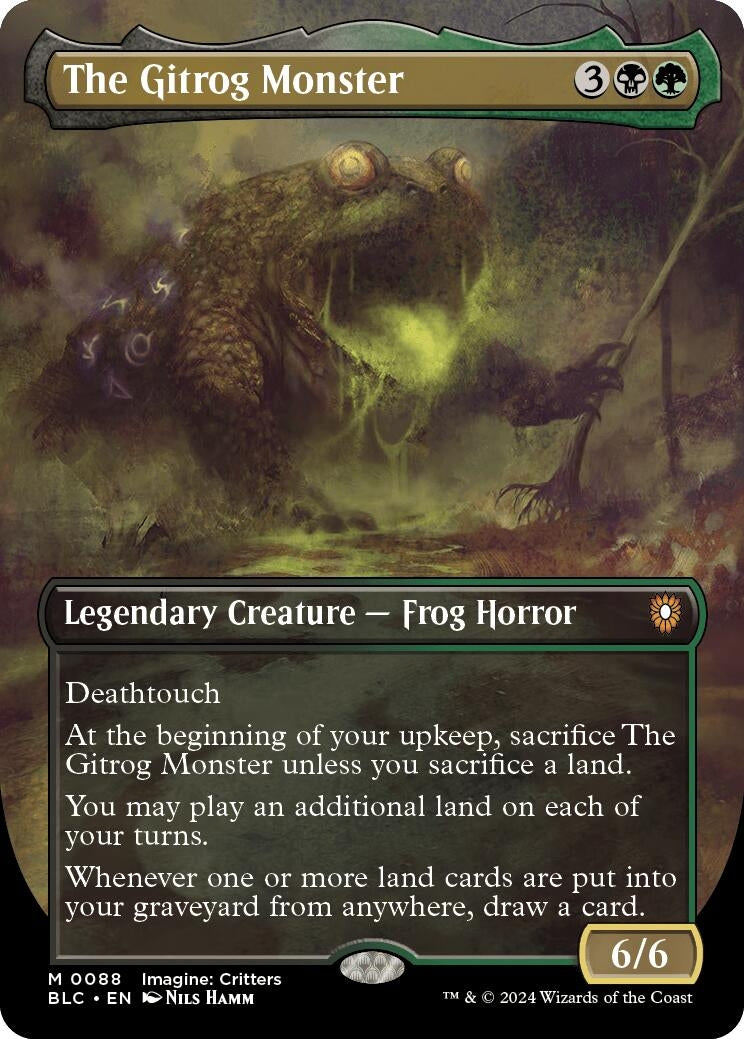 The Gitrog Monster (Borderless) (88) [BLC] - MTG Single