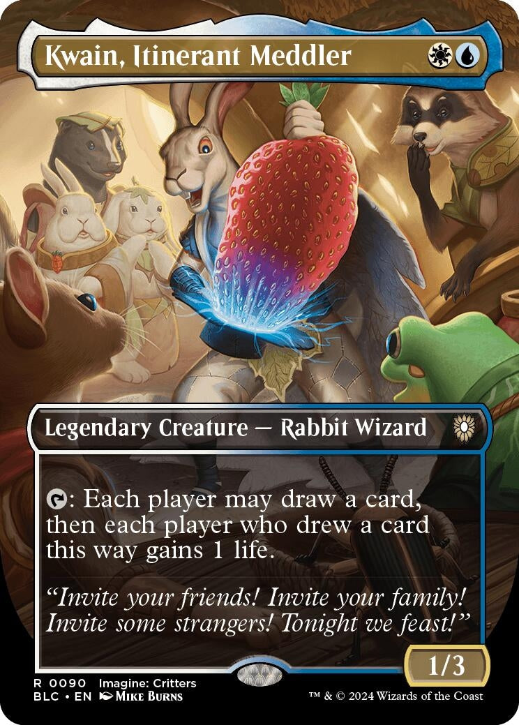 Kwain Itinerant Meddler (Borderless) (90) [BLC] - MTG Single