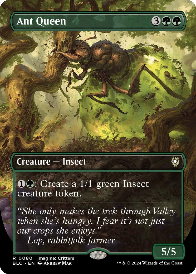 Ant Queen (Borderless) (80) [BLC] - MTG Single