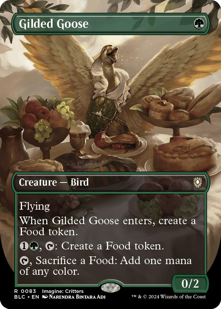 Gilded Goose (Borderless) (83) [BLC] - MTG Single