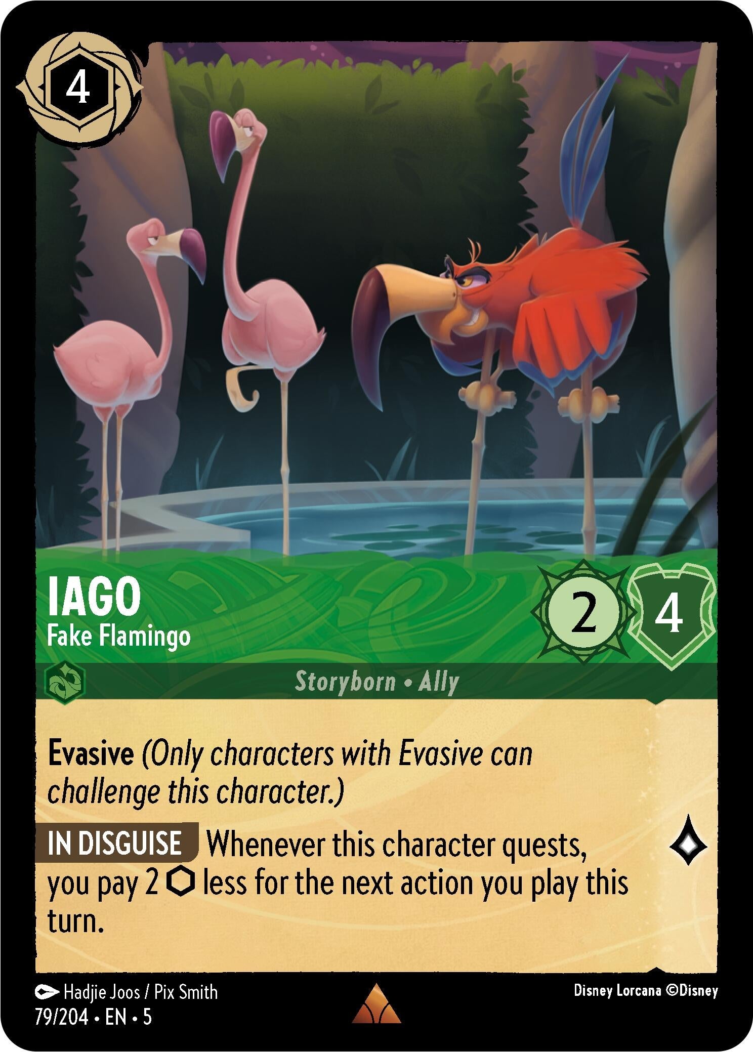 Iago - Fake Flamingo (79) (5) - Disney Lorcana Single