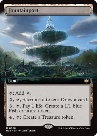 Fountainport (Extended Art) (368) [BLB] - MTG Single