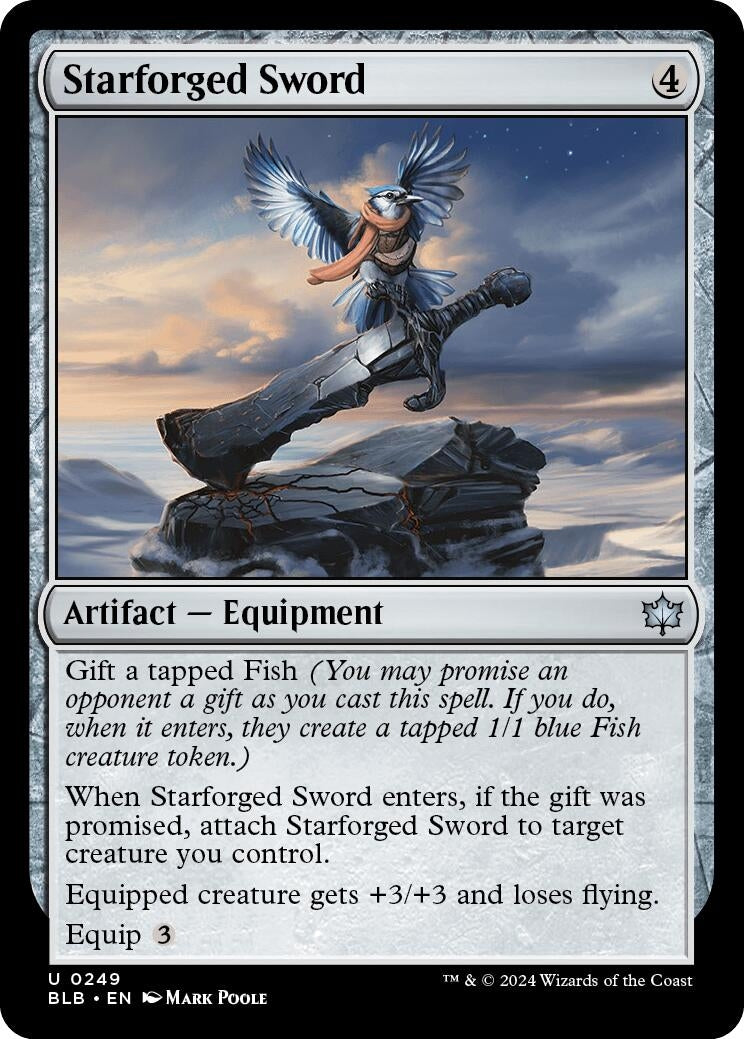 Starforged Sword (249) [BLB] - MTG Single
