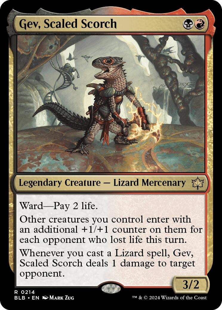 Gev Scaled Scorch (214) [BLB] - MTG Single