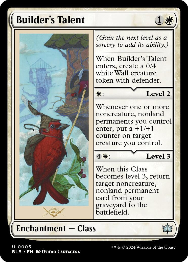 Builder’s Talent (5) [BLB] - MTG Single