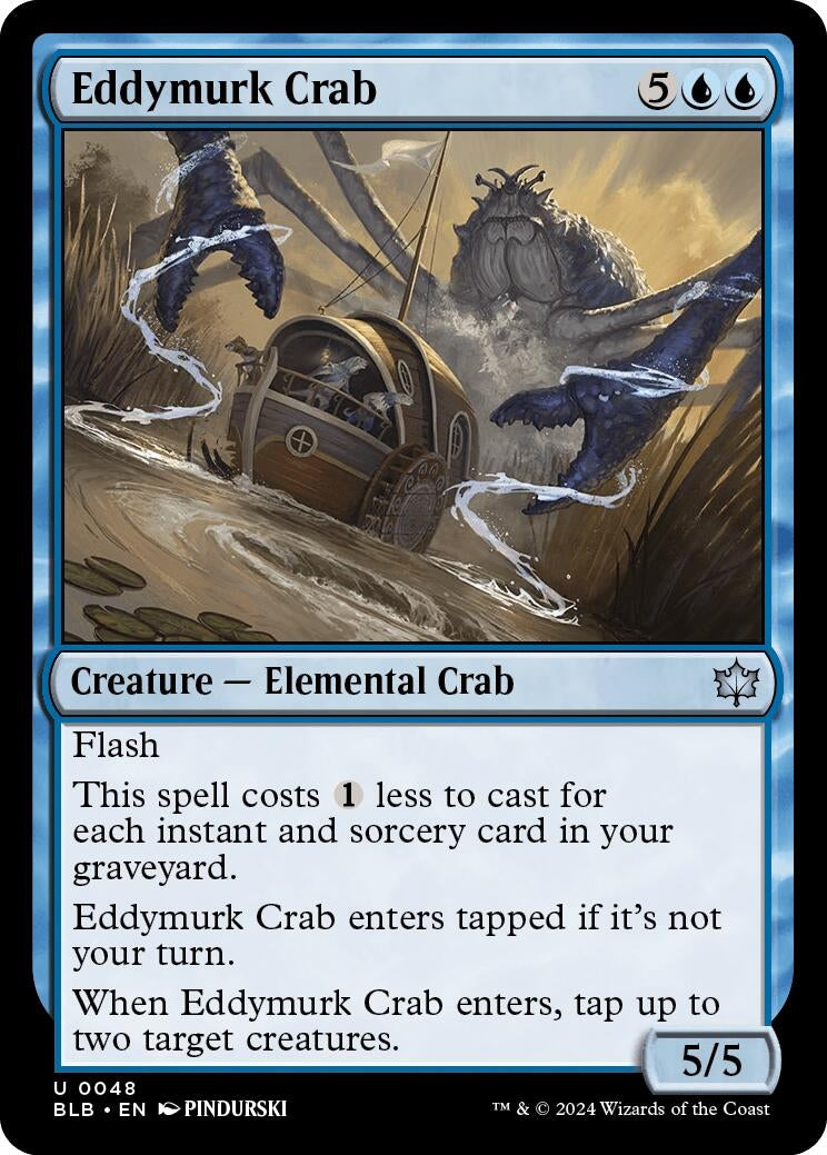 Eddymurk Crab (48) [BLB] - MTG Single