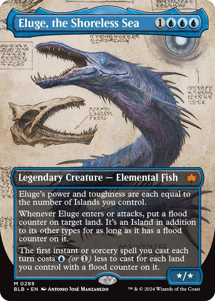 Eluge the Shoreless Sea (Borderless) (288) [BLB] - MTG Single