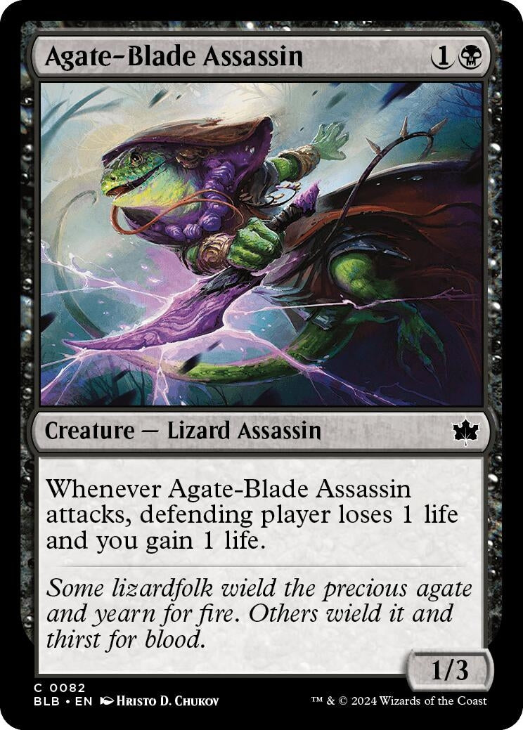 Agate-Blade Assassin (82) [BLB] - MTG Single