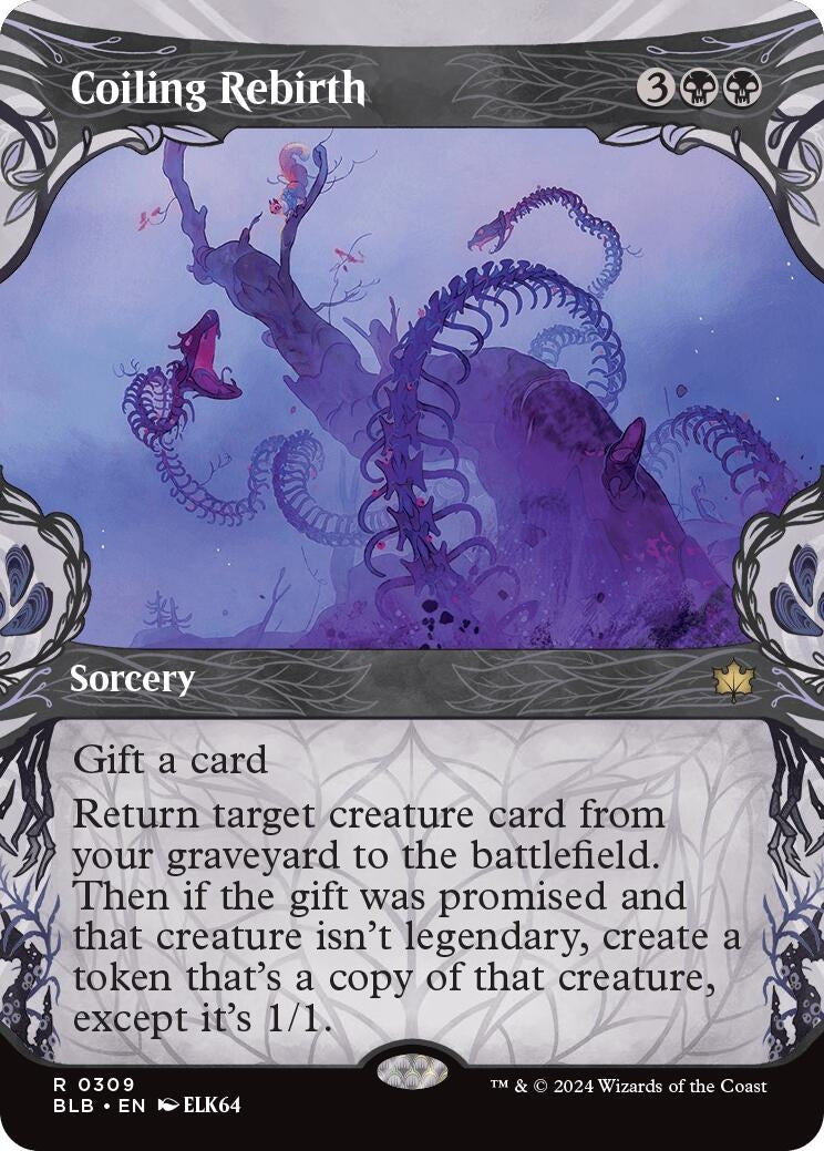 Coiling Rebirth (Showcase) (309) [BLB] - MTG Single