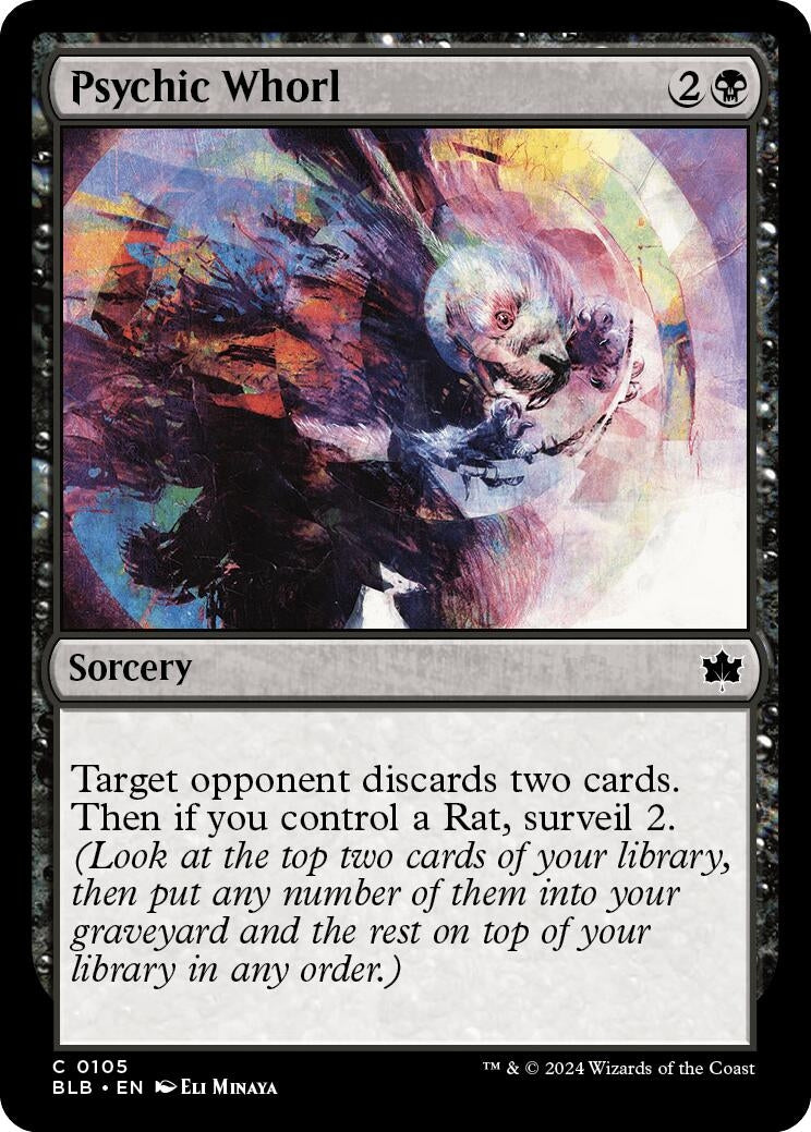 Psychic Whorl (105) [BLB] - MTG Single
