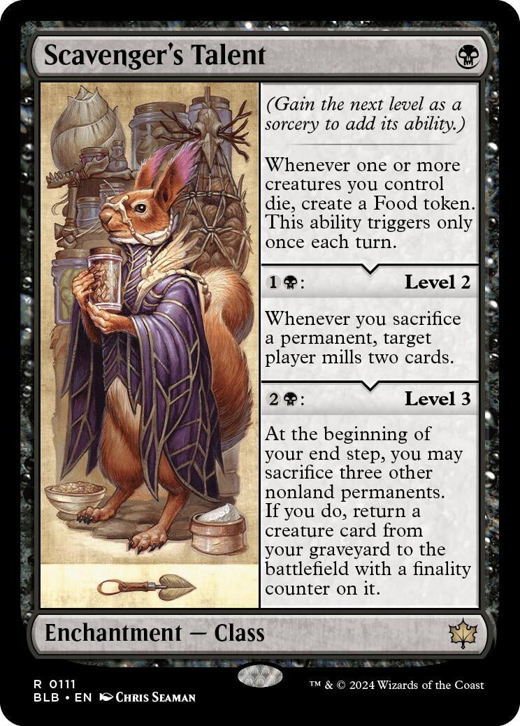Scavenger’s Talent (111) [BLB] - MTG Single