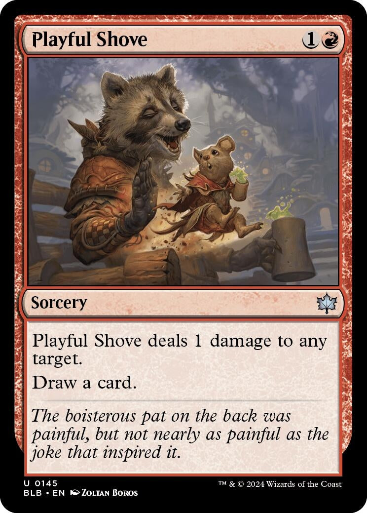 Playful Shove (145) [BLB] - MTG Single