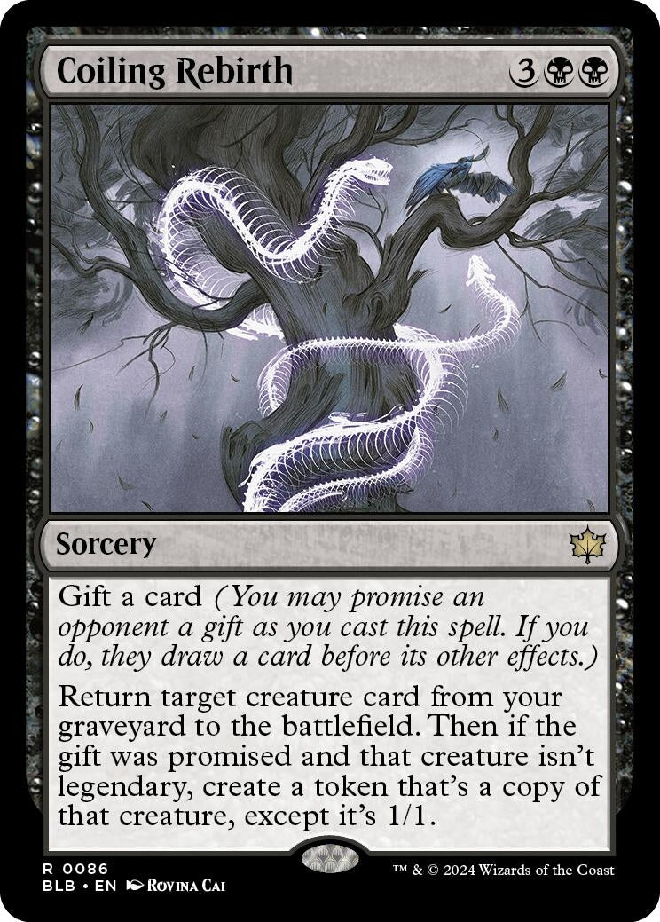 Coiling Rebirth (86) [BLB] - MTG Single