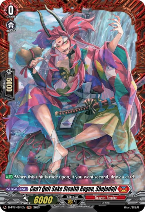 Can’t Quit Sake Stealth Rogue Shojodoji (484) [D-PR] - Cardfight Vanguard Single