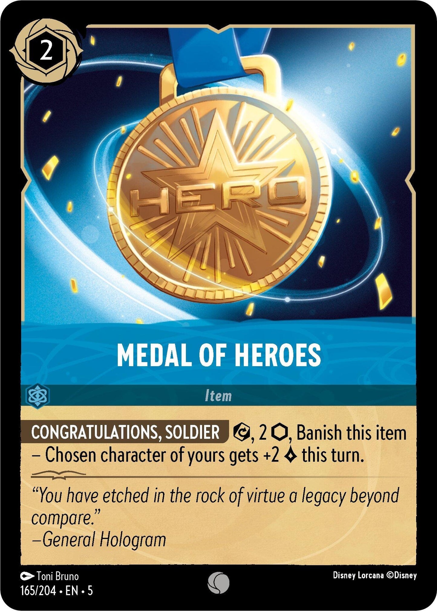 Medal of Heroes (165) (5) - Disney Lorcana Single