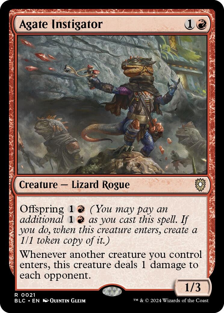 Agate Instigator (21) [BLC] - MTG Single