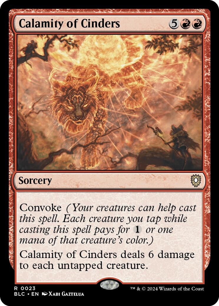 Calamity of Cinders (23) [BLC] - MTG Single