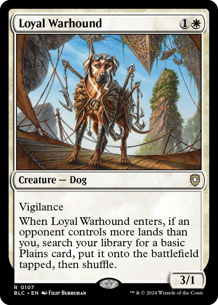 Loyal Warhound (107) [BLC] - MTG Single